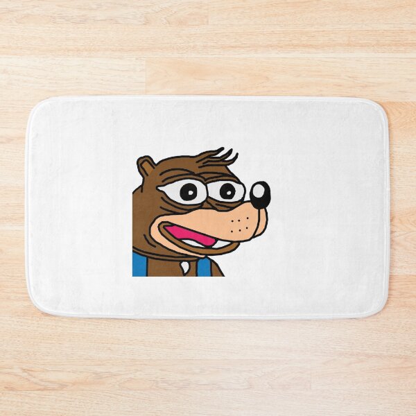 Item preview, Banjo Kazooie Sticker Feeling Happy Good Times Man Pepe Meme designed and sold by esperramuh.