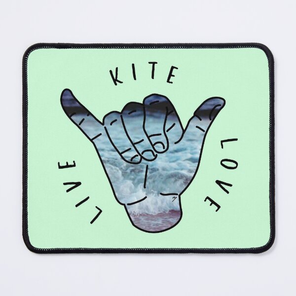 Item preview, LOVE LIVE KITE / HANG LOOSE KITESURF wave designed and sold by AkyDsgn.
