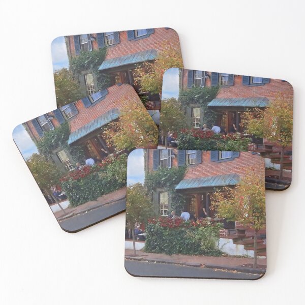 Item preview, New Hope PA - Dining Out in Autumn designed and sold by Susan Savad.