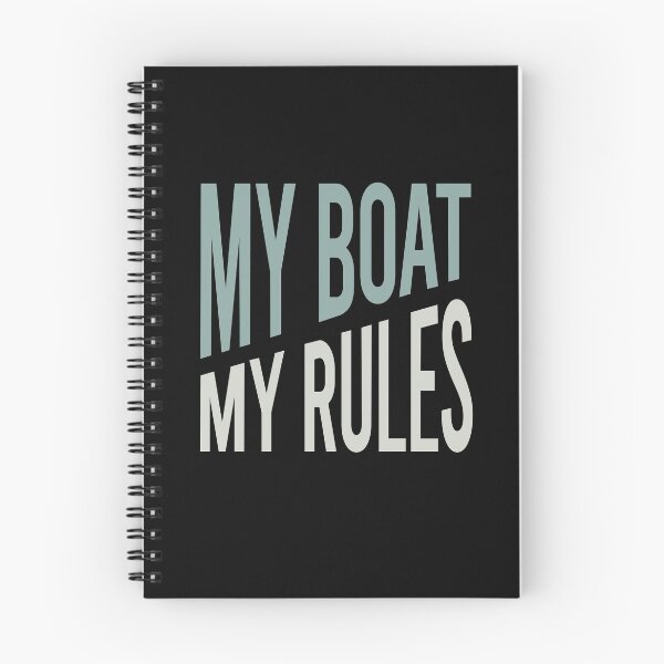 Item preview, Funny Boat Captain Saying My Boat My Rules designed and sold by whyitsme.