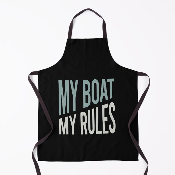 Item preview, Funny Boat Captain Saying My Boat My Rules designed and sold by whyitsme.