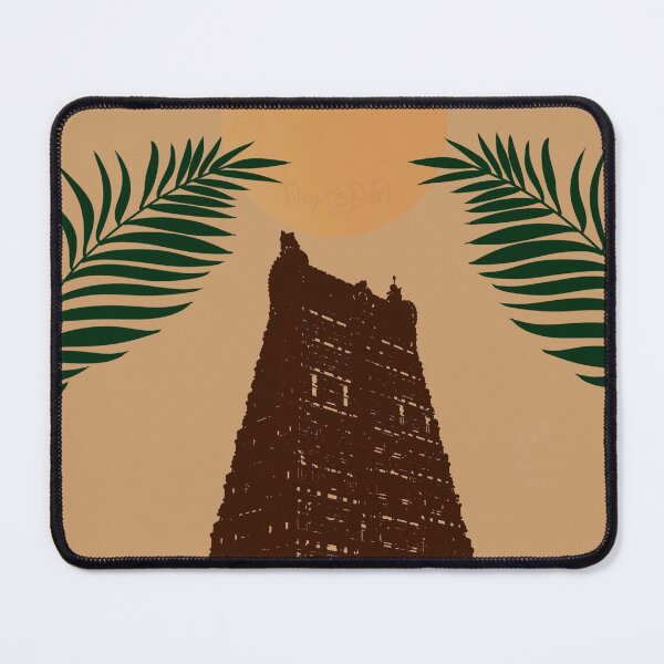 Item preview, Abstract Temple Printable Art, Hindu Illustration/ Minimalist Boho, Indian Wall Art designed and sold by AgniStickers.