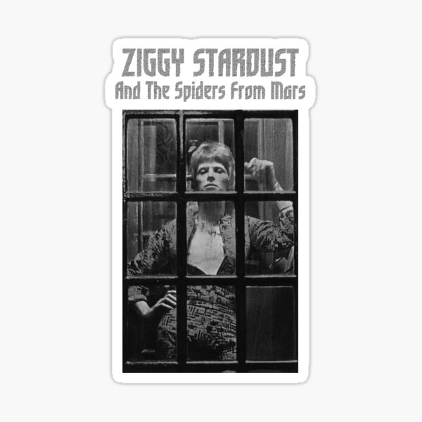 Ziggy Stardust and the Spiders from Mars Sticker