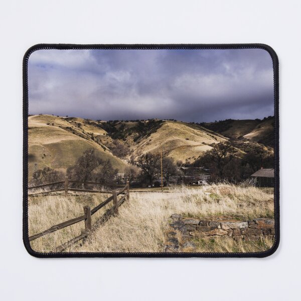 Item preview, Scene, including a barracks building, from California's Fort Tejon State Park in Grapevine Canyon on the main route between California's central valley and Southern California designed and sold by OrcaNature.