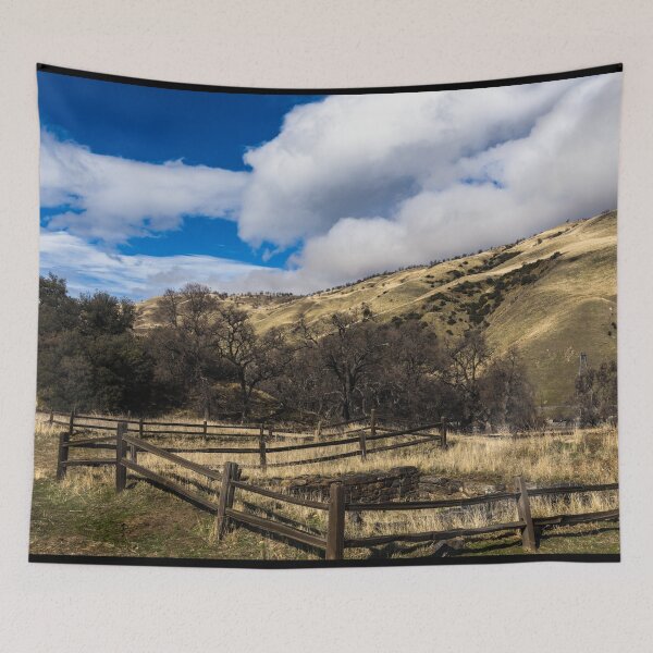 Item preview, Scene, including a barracks building, from California's Fort Tejon State Park in Grapevine Canyon on the main route between California's central valley and Southern California designed and sold by OrcaNature.