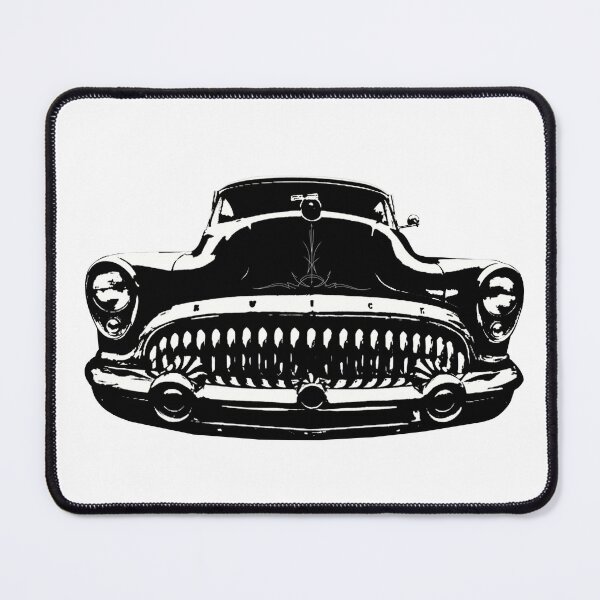 Artikelvorschau, 1953 Buick Grill B & W entworfen und verkauft von GrizzlyVision.