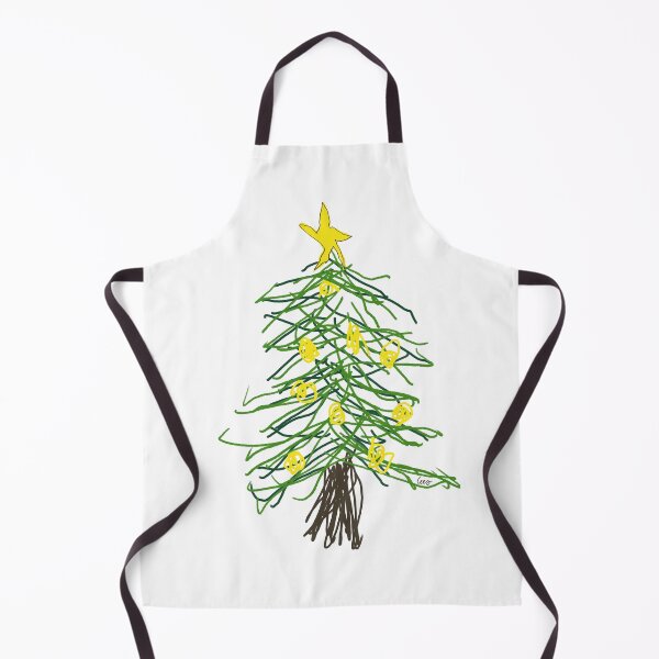 Item preview, Childish Christmas tree (white background) designed and sold by MentaLee.