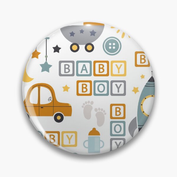 Item preview, Cute Baby Boy Car and Toy Pattern designed and sold by sweetbelle.