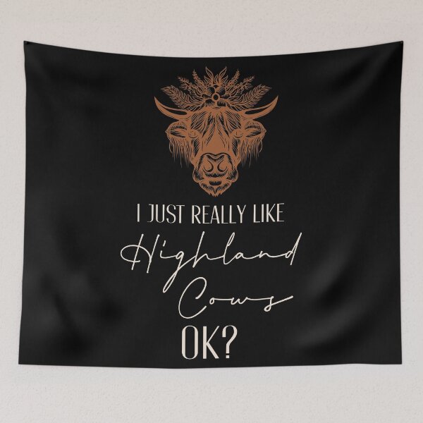 Item preview, Funny Highland Cow designed and sold by artworkbyrihen.
