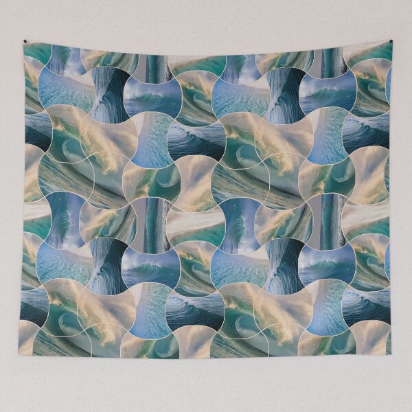 Item preview, Breakers blue and green designed and sold by LisetteBaron.