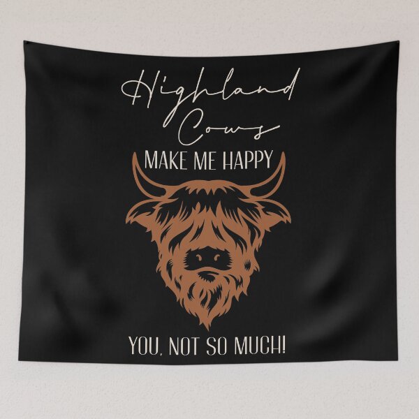 Item preview, Funny Highland Cow designed and sold by artworkbyrihen.