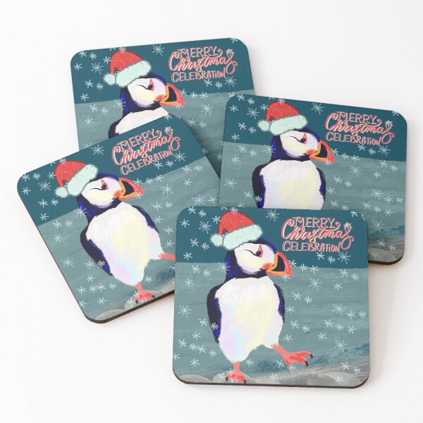 Item preview, Christmas puffin designed and sold by orangerinka.