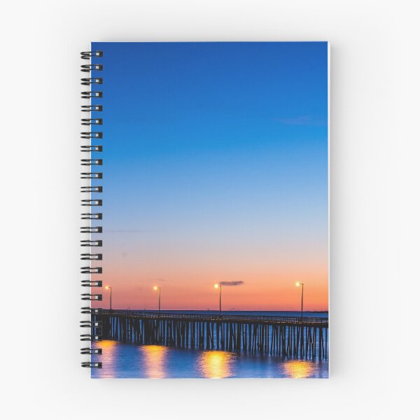 Item preview, The Avila Beach pier at sunset designed and sold by OrcaNature.
