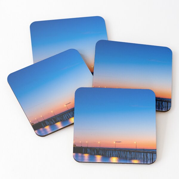 Item preview, The Avila Beach pier at sunset designed and sold by OrcaNature.