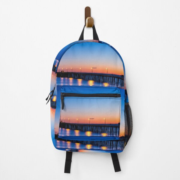 Item preview, The Avila Beach pier at sunset designed and sold by OrcaNature.
