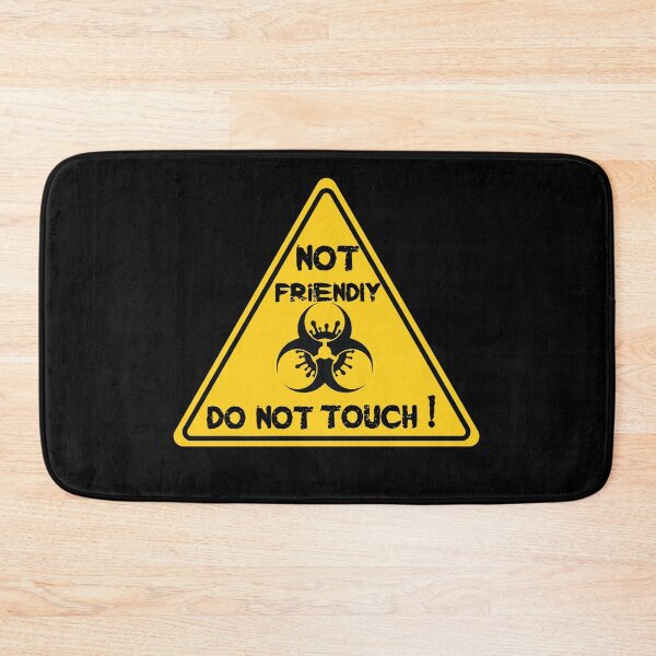 Item preview, Not Friendly Do Not Touch - Funny Social Distancing Caution Sign Design Gift Idea designed and sold by Prince - Bestseller ★★★★★.