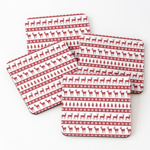 Item preview, Nordic Christmas Pattern | Red and White designed and sold by thelustrous.