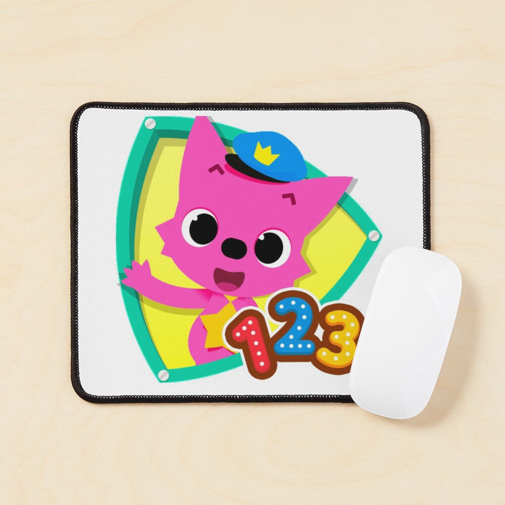 Cute Mama Shark and Baby Shark Mouse Pad