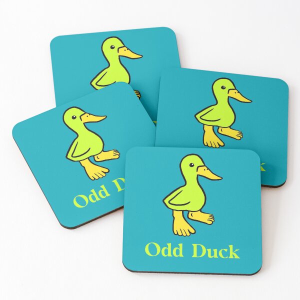 Item preview, Green Odd Duck with Human Feet   designed and sold by Mochi-Merch.