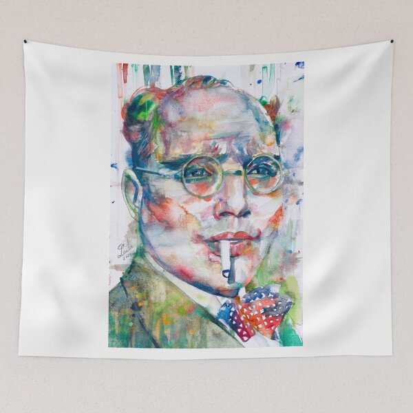 Item preview, KURT WEILL watercolor portrait .1 designed and sold by lautir.
