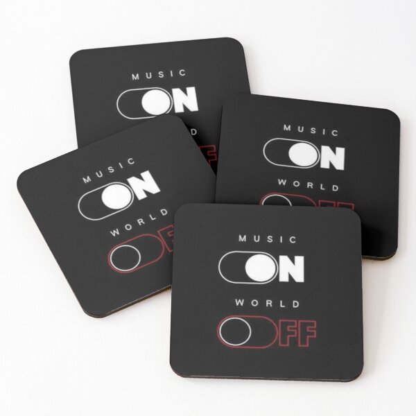 Item preview, Music ON World OFF designed and sold by MusicSkateboard.