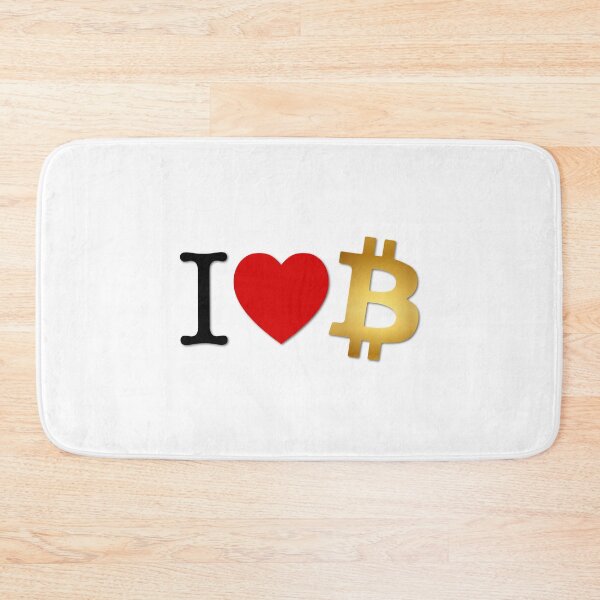 Item preview, I love btc (black) designed and sold by didijuca.