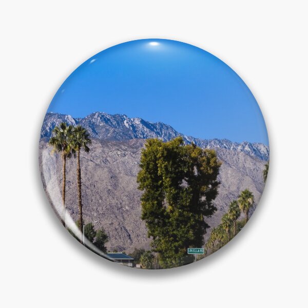 Item preview, Typical Palm Springs, California, streetscape, with the San Jacinto Mountains as a backdrop designed and sold by OrcaNature.