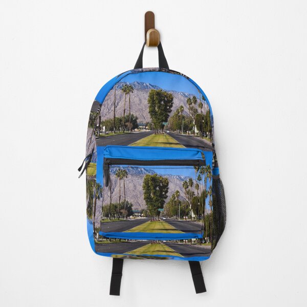 Item preview, Typical Palm Springs, California, streetscape, with the San Jacinto Mountains as a backdrop designed and sold by OrcaNature.
