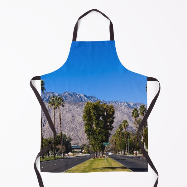 Item preview, Typical Palm Springs, California, streetscape, with the San Jacinto Mountains as a backdrop designed and sold by OrcaNature.