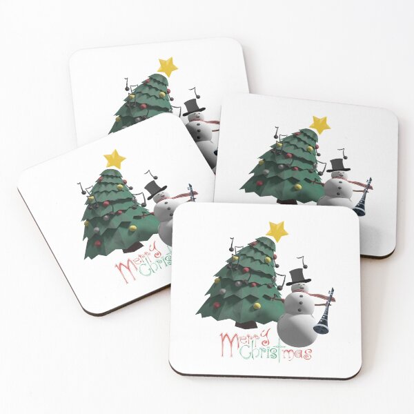 Item preview, Clarinet Snowman Merry Christmas designed and sold by BRBShop.