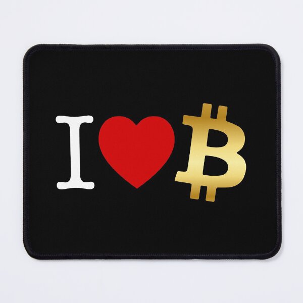 Item preview, I love btc (white) designed and sold by didijuca.