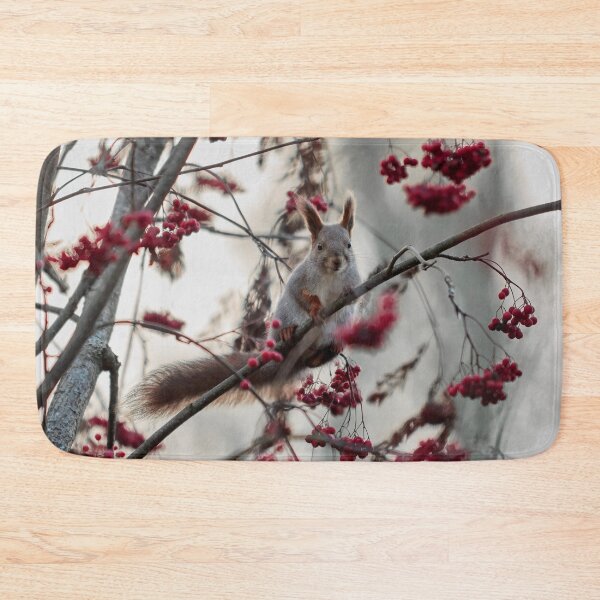 Item preview, Eurasian red squirrel and all those rowan berries designed and sold by Jouko Lehto Photography.