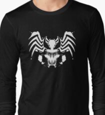 Rorschach Symbiote black Long Sleeve T-Shirt