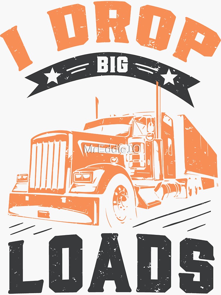 "Funny Freight Forwarder Truck Art" Sticker for Sale by MrEddie10 Redbubble