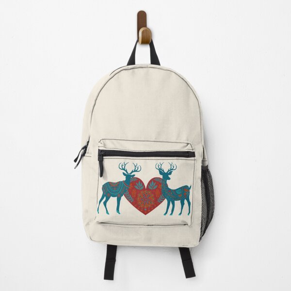 Item preview, Cute Scandinavian Christmas Deer And Heart Design designed and sold by TrulyEpoque.