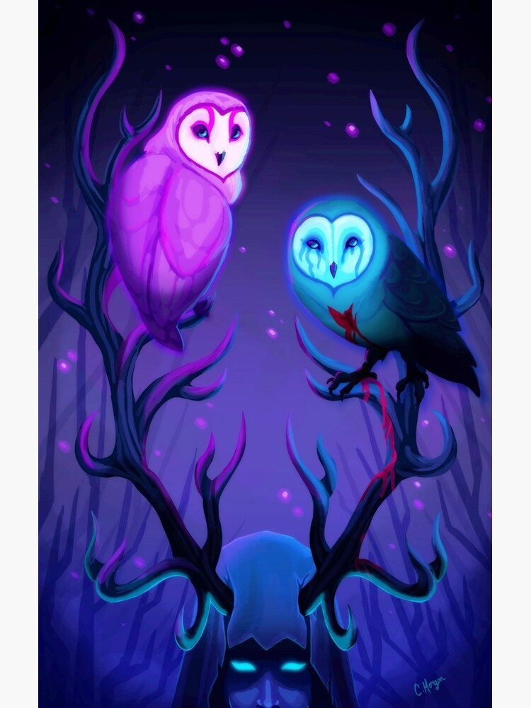 Owls of the Dark Apprentice by ChristyMakesArt