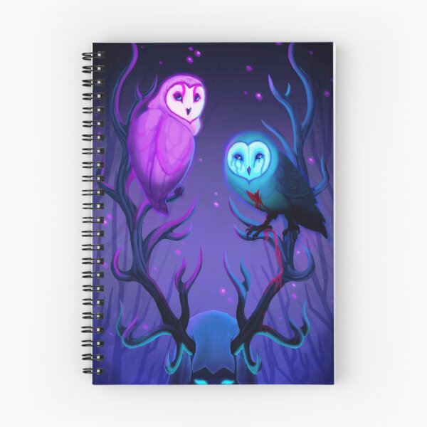 Item preview, Owls of the Dark Apprentice designed and sold by ChristyMakesArt.