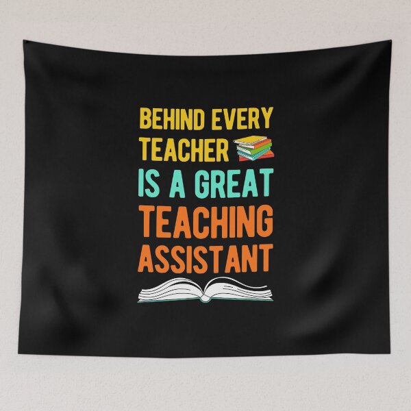 Item preview, Asistente de profesor divertido designed and sold by artworkbyrihen.