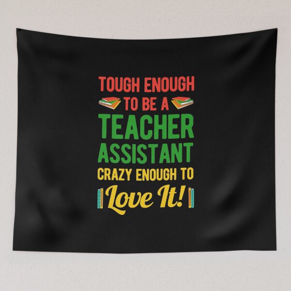 Item preview, Asistente de profesor divertido designed and sold by artworkbyrihen.