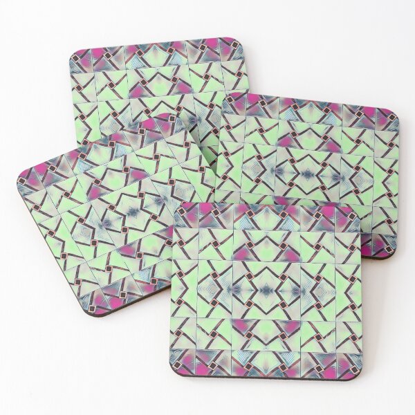 Aperçu de l'œuvre Mandala Moulinet Chartreuse Et Fuchsia créée et vendue par Designs By YL.