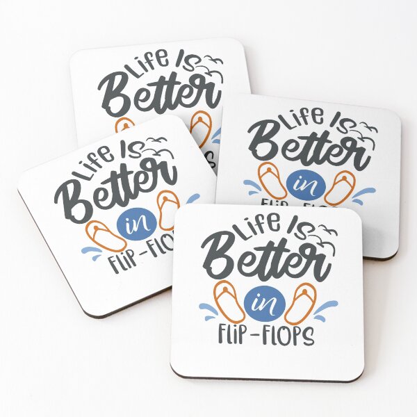 Item preview, Life Is Better in Flip Flop designed and sold by FOX1999-Design.