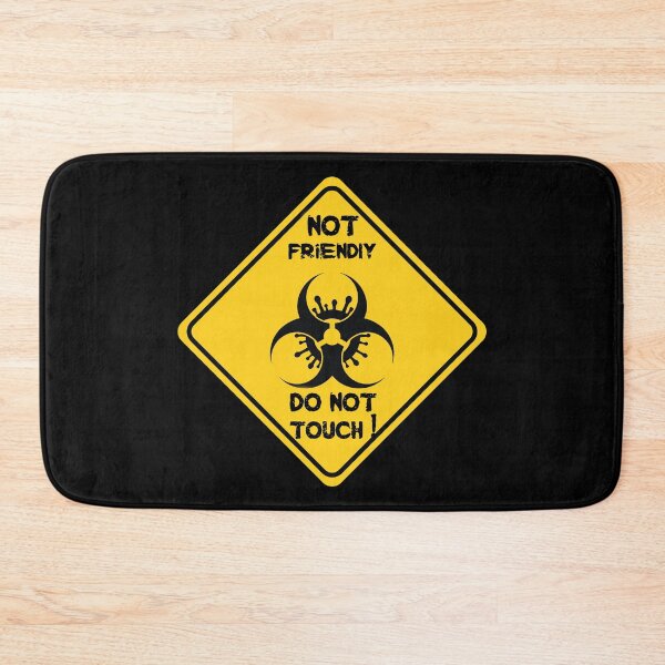 Item preview, Not Friendly Do Not Touch - Funny Social Distancing Caution Sign Design Gift Idea designed and sold by Prince - Bestseller ★★★★★.