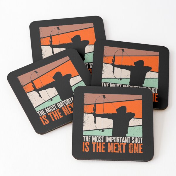 Item preview, The Most Important Shot Is The Next One. Retro Vintage Archery Lover Quote, Gift for Archers designed and sold by AS-Shirts.