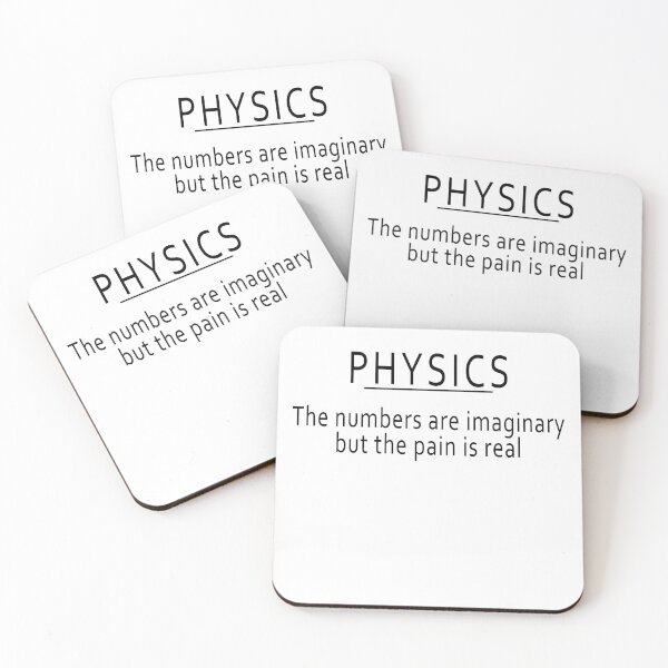 Item preview, Physics - the numbers are imaginary, but the pain is real (funny geek joke) designed and sold by ArtsySue.