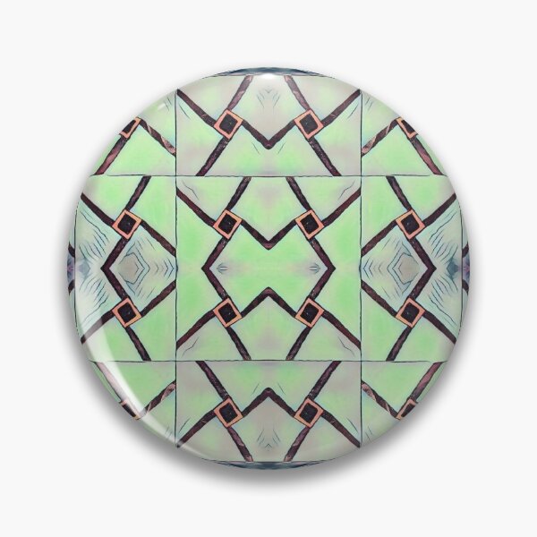 Item preview, Fuchsia And Chartreuse Pinwheel Mandala designed and sold by Designs By YL.