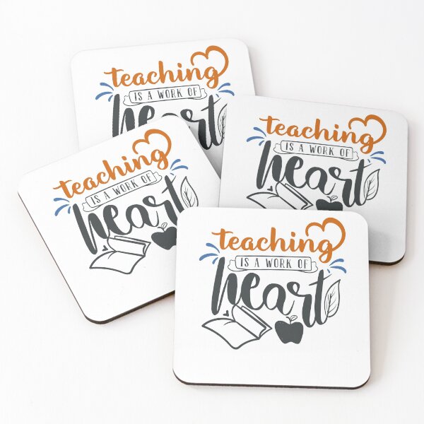 Item preview, Teaching Is a Work of Heart designed and sold by FOX1999-Design.