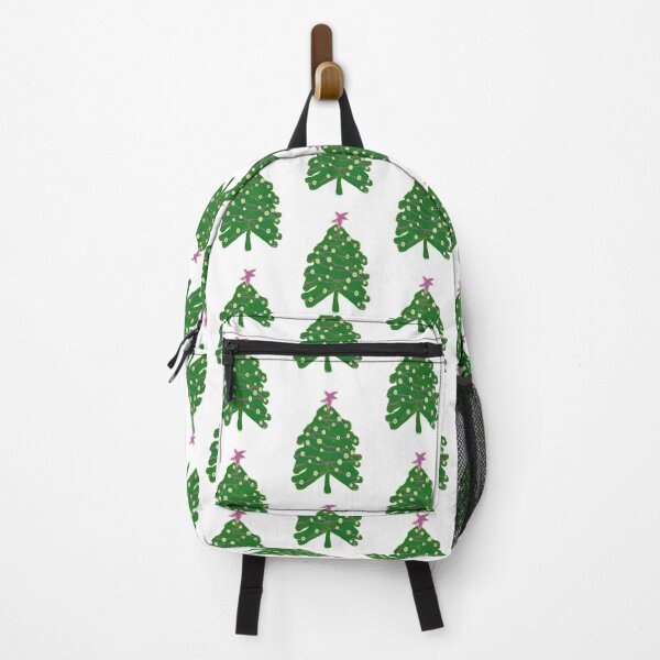 Item preview, Scribble Christmas tree (green, pink white background) designed and sold by MentaLee.