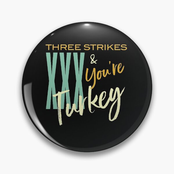 Item preview, Funny Bowling Three Strikes and You're Turkey designed and sold by whyitsme.
