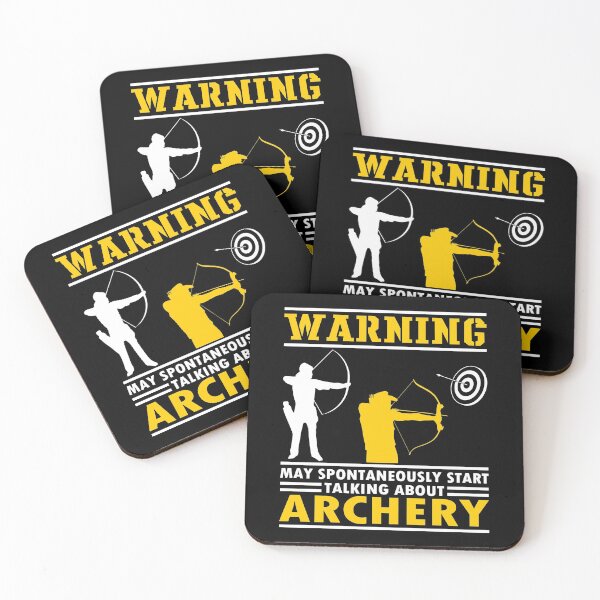 Item preview, Warning, May Spontaneously Start Talking About Archery. Funny Archery Saying Quote, Gift for Archers designed and sold by AS-Shirts.