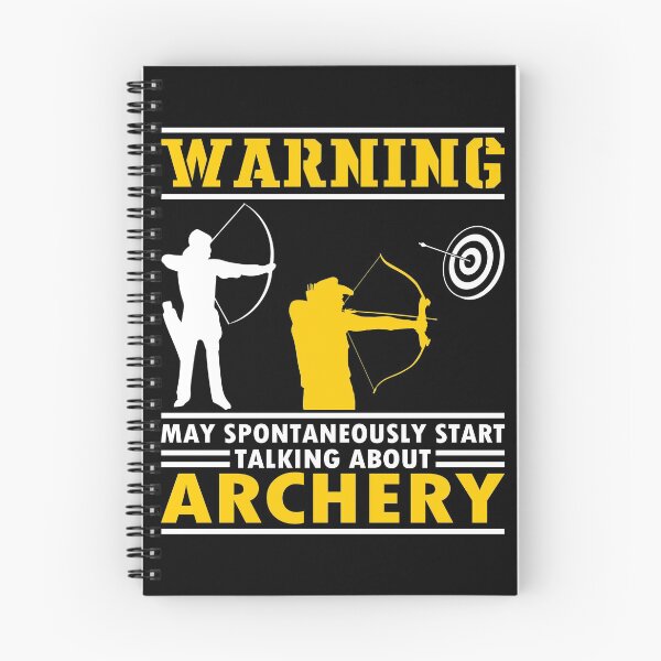 Item preview, Warning, May Spontaneously Start Talking About Archery. Funny Archery Saying Quote, Gift for Archers designed and sold by AS-Shirts.
